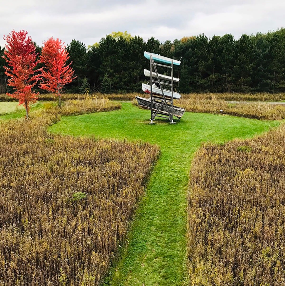 Franconia Boat Tower, Franconia Sculpture Park, Shafer, MN.